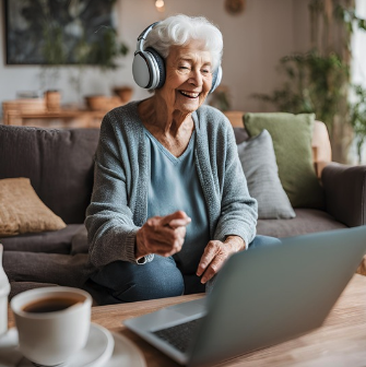 Streaming Music - Activities for Elders at Home Amidst Rising Covid
